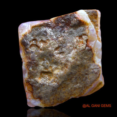 82.05 Cts Natural Australian Fire Opal Loose Gemstone Fancy Rough 36x34x8 mm RA-688