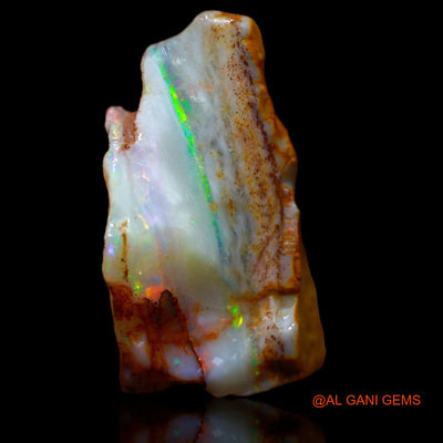 Natural Fire Opal Gemstone 12.35 Cts Loose Fancy Rough From Australia 22x11x11 mm RA-68