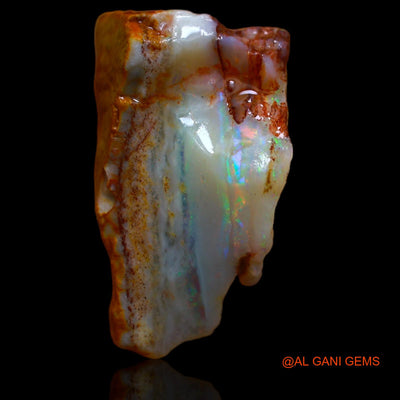 Natural Fire Opal Gemstone 12.35 Cts Loose Fancy Rough From Australia 22x11x11 mm RA-68