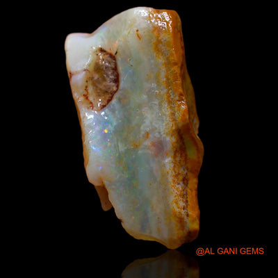 Natural Fire Opal Gemstone 12.35 Cts Loose Fancy Rough From Australia 22x11x11 mm RA-68