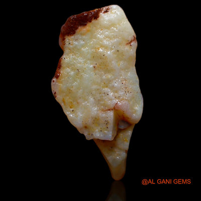 Natural Fire Opal Gemstone 12.35 Cts Loose Fancy Rough From Australia 22x11x11 mm RA-68
