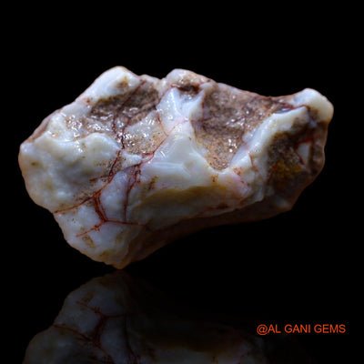 47.90 Cts Unheated Australian Fire Opal Loose Gemstone Fancy Rough Natural 40x26x13 mm RA-695