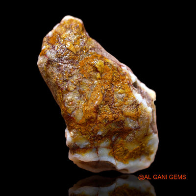 47.90 Cts Unheated Australian Fire Opal Loose Gemstone Fancy Rough Natural 40x26x13 mm RA-695