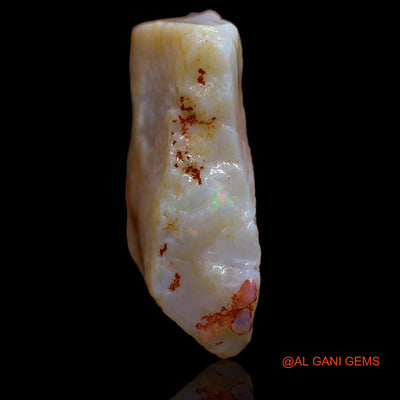 43.55 Cts Natural Australian Fire Opal Loose Gemstone Fancy Rough 36x19x10 mm RA-697