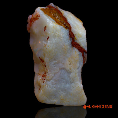 43.55 Cts Natural Australian Fire Opal Loose Gemstone Fancy Rough 36x19x10 mm RA-697