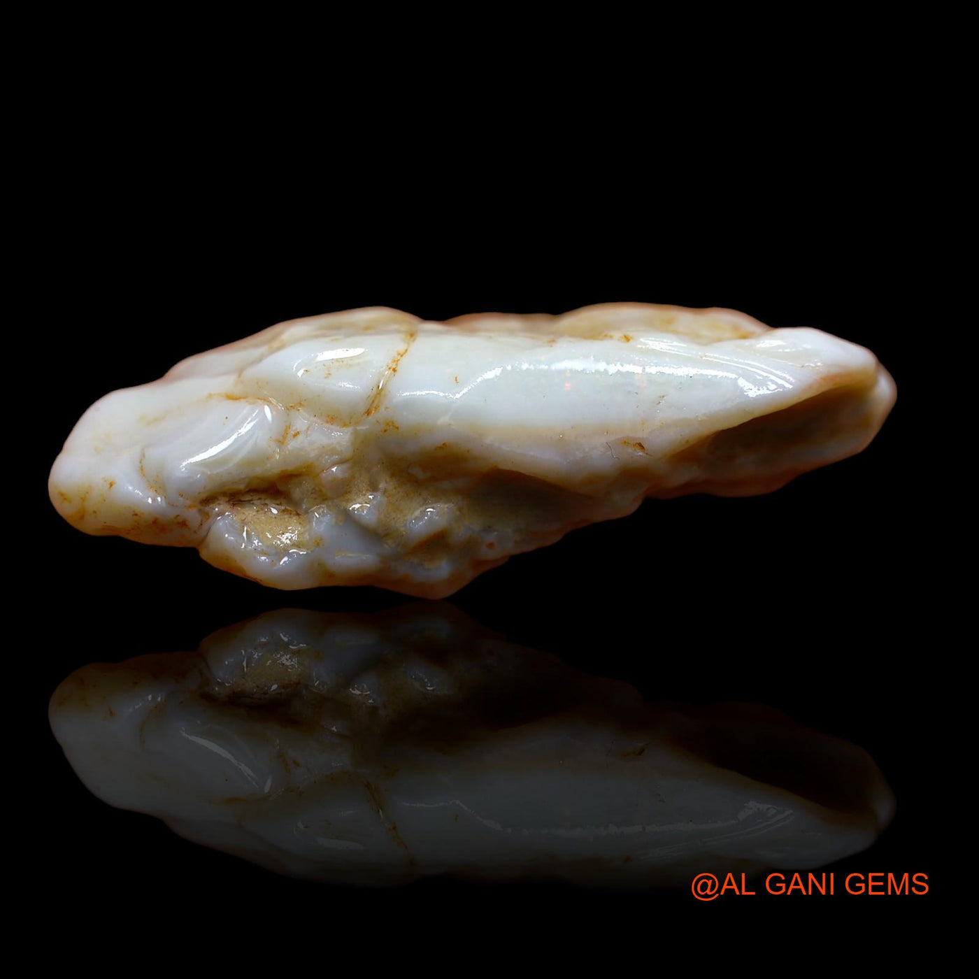 47.40 Cts Natural Australian Fire Opal Fancy Rough Loose Gemstone For Jewelry 41x21x11 mm RA-698