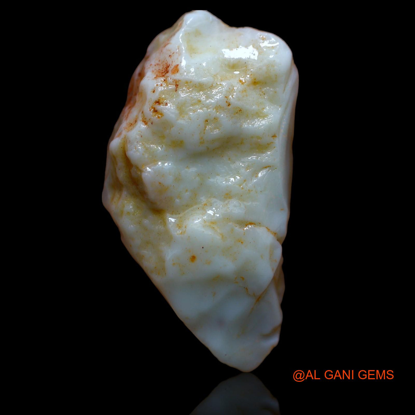 47.40 Cts Natural Australian Fire Opal Fancy Rough Loose Gemstone For Jewelry 41x21x11 mm RA-698