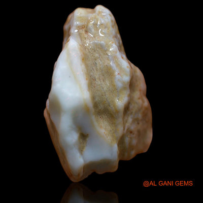 Natural Fire Opal Gemstone 83.15 Cts Loose Fancy Rough From Australia 33x31x21 mm RA-699