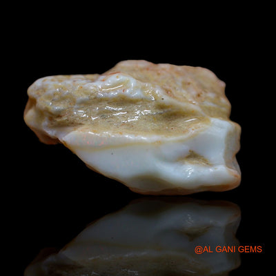 Natural Fire Opal Gemstone 83.15 Cts Loose Fancy Rough From Australia 33x31x21 mm RA-699