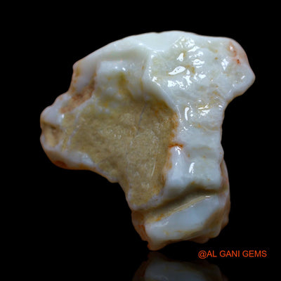 Natural Fire Opal Gemstone 83.15 Cts Loose Fancy Rough From Australia 33x31x21 mm RA-699