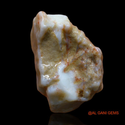 Natural Fire Opal Gemstone 83.15 Cts Loose Fancy Rough From Australia 33x31x21 mm RA-699