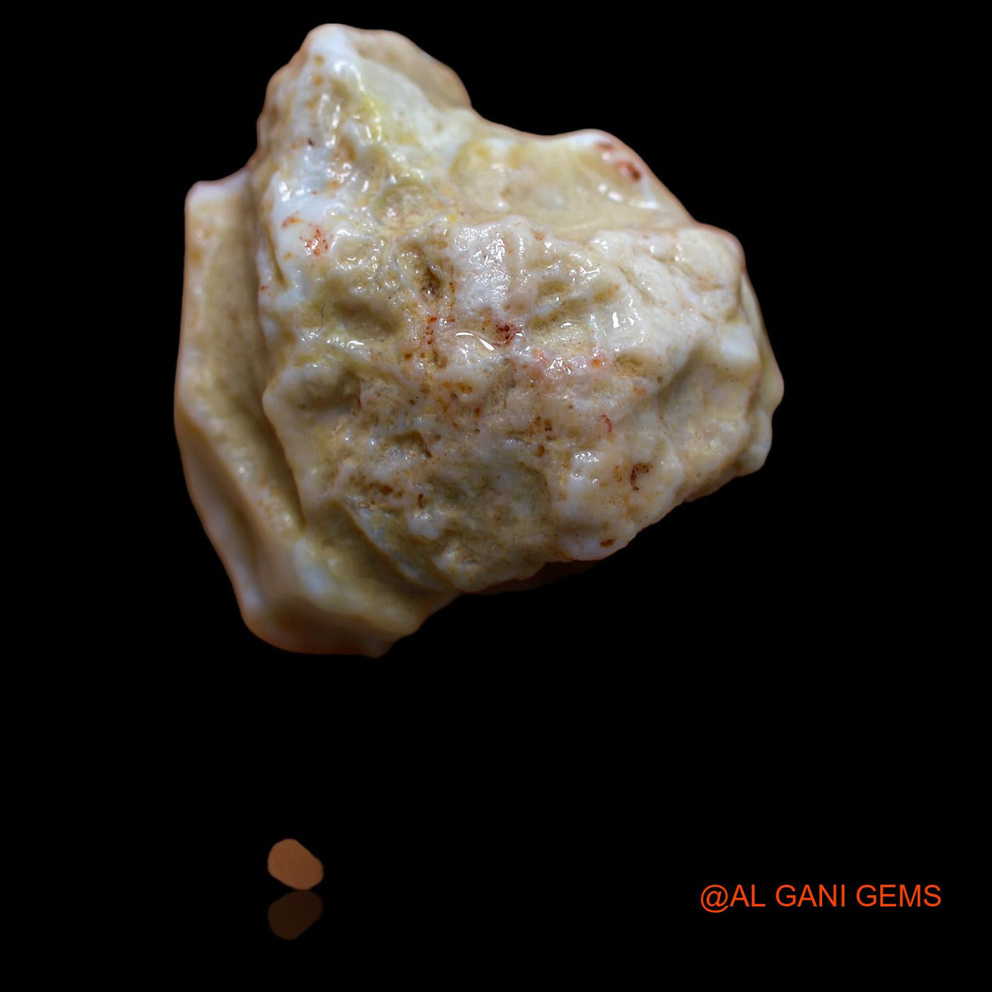 Natural Fire Opal Gemstone 83.15 Cts Loose Fancy Rough From Australia 33x31x21 mm RA-699