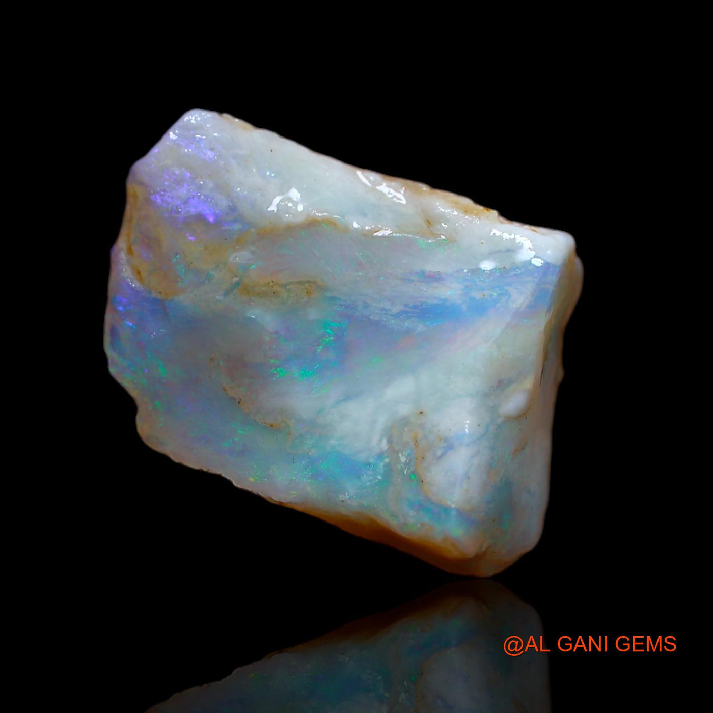 8.45 Cts Unheated Australian Fire Opal Loose Gemstone Fancy Rough Natural 17x13x6 mm RA-69