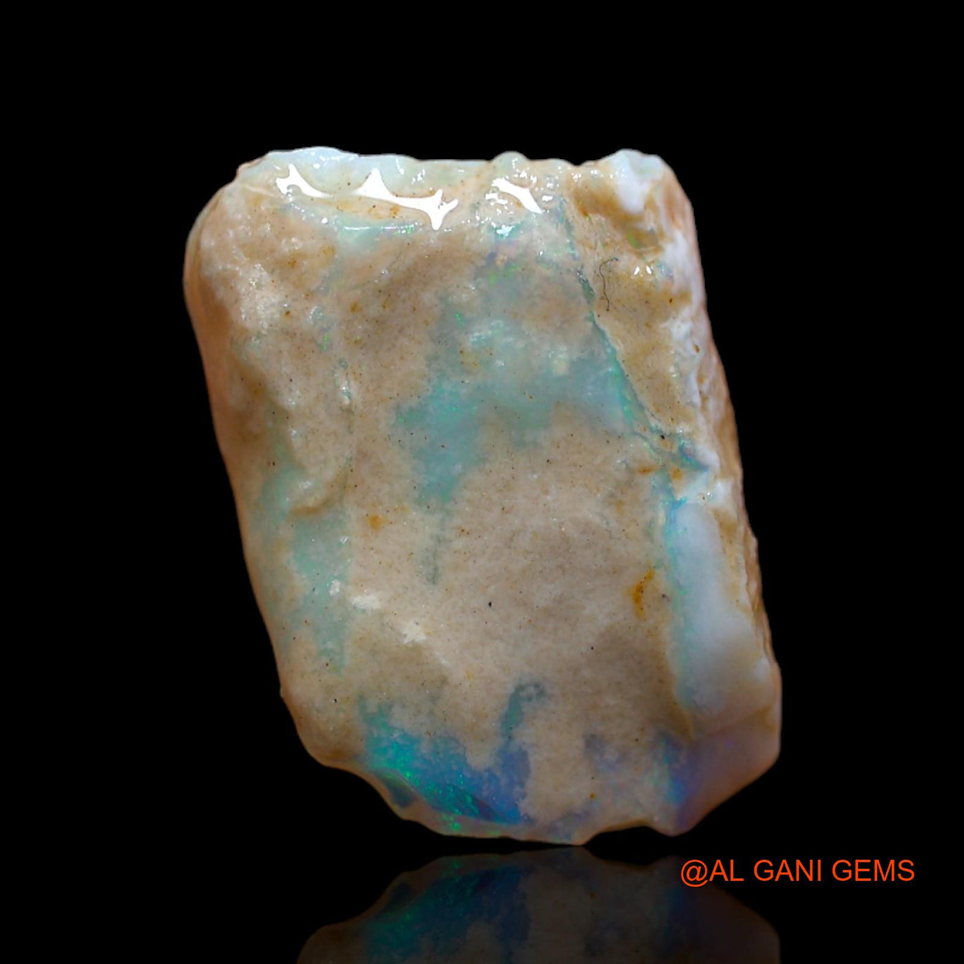 8.45 Cts Unheated Australian Fire Opal Loose Gemstone Fancy Rough Natural 17x13x6 mm RA-69