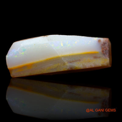 Natural Fire Opal Gemstone 10.20 Cts Loose Fancy Rough From Australia 18x13x6 mm RA-6