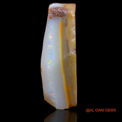 Natural Fire Opal Gemstone 10.20 Cts Loose Fancy Rough From Australia 18x13x6 mm RA-6