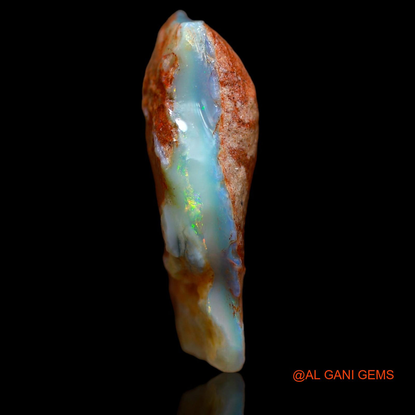 15.60 Cts Unheated Australian Fire Opal Loose Gemstone Fancy Rough Natural 25x17x8 mm RA-710