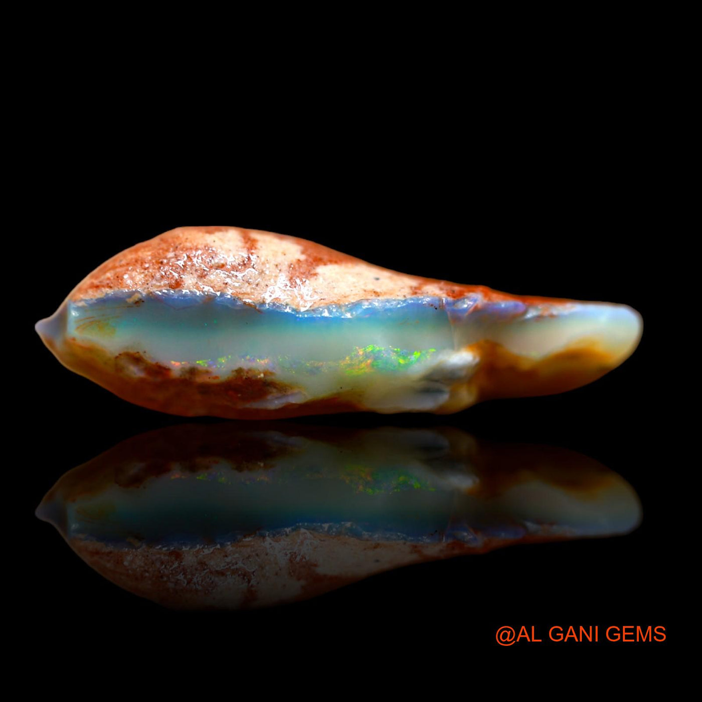 15.60 Cts Unheated Australian Fire Opal Loose Gemstone Fancy Rough Natural 25x17x8 mm RA-710