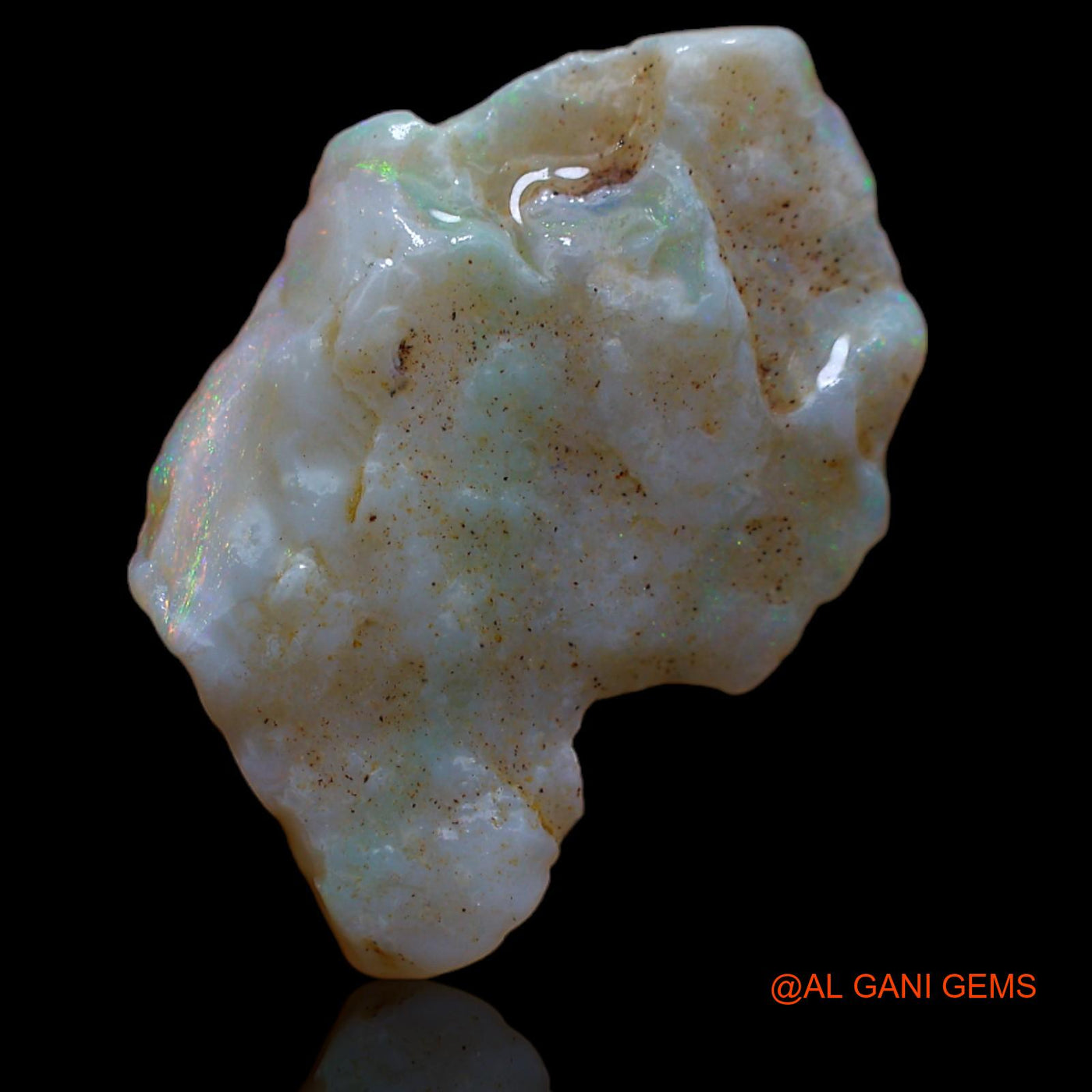 4.90 Cts Natural Australian Fire Opal Loose Gemstone Fancy Rough 22x14x3 mm RA-717