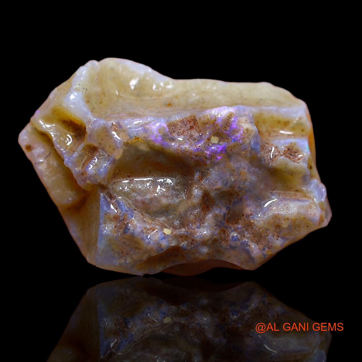 13.50 Cts Natural Australian Fire Opal Fancy Rough Loose Gemstone For Jewelry 22x16x7 mm RA-718
