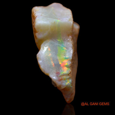 Natural Untreated Fire Opal Loose Gemstone Fancy Rough From Australia 10.15 Cts 17x17x6 mm RA-720