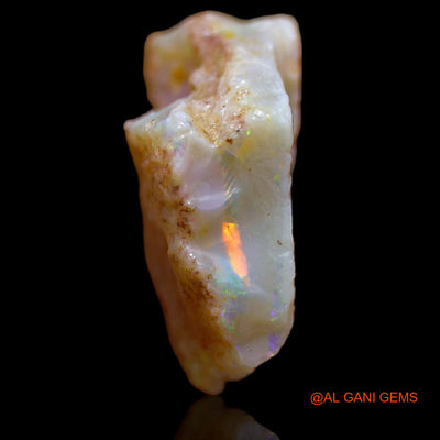 Natural Untreated Fire Opal Loose Gemstone Fancy Rough From Australia 10.15 Cts 17x17x6 mm RA-720