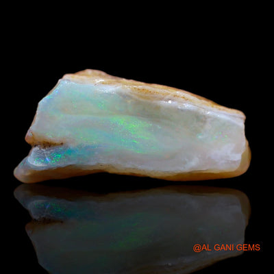 7.75 Cts Natural Australian Fire Opal Loose Gemstone Fancy Rough 15x11x6 mm RA-721