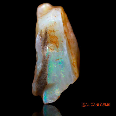 7.75 Cts Natural Australian Fire Opal Loose Gemstone Fancy Rough 15x11x6 mm RA-721
