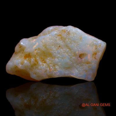 Natural Fire Opal Gemstone 4.80 Cts Loose Fancy Rough From Australia 16x10x5 mm RA-722