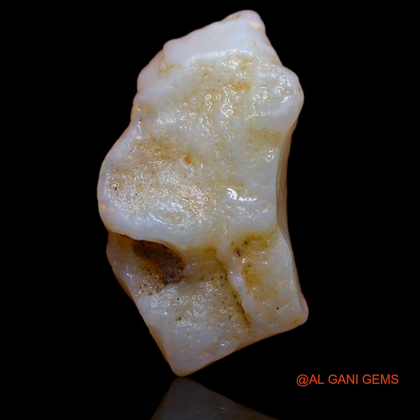 Natural Fire Opal Gemstone 4.80 Cts Loose Fancy Rough From Australia 16x10x5 mm RA-722