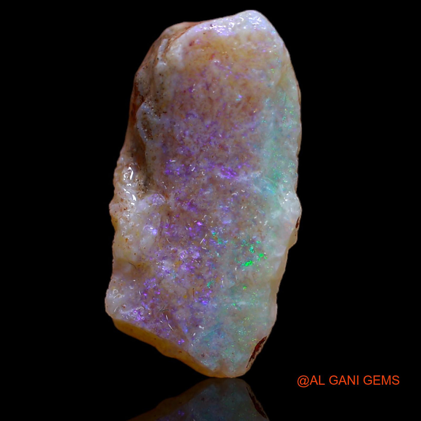 4.45 Cts Natural Australian Fire Opal Fancy Rough Loose Gemstone For Jewelry 18x9x5 mm RA-726