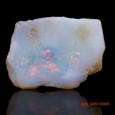 Natural Untreated Fire Opal Loose Gemstone Fancy Rough From Australia 4.55 Cts 18x13x3 mm RA-72