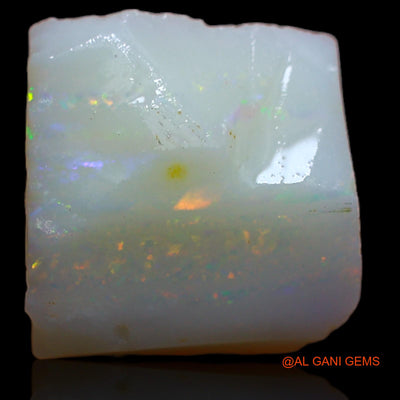 Natural Untreated Fire Opal Loose Gemstone Fancy Rough From Australia 5.60 Cts 12x11x6 mm RA-732