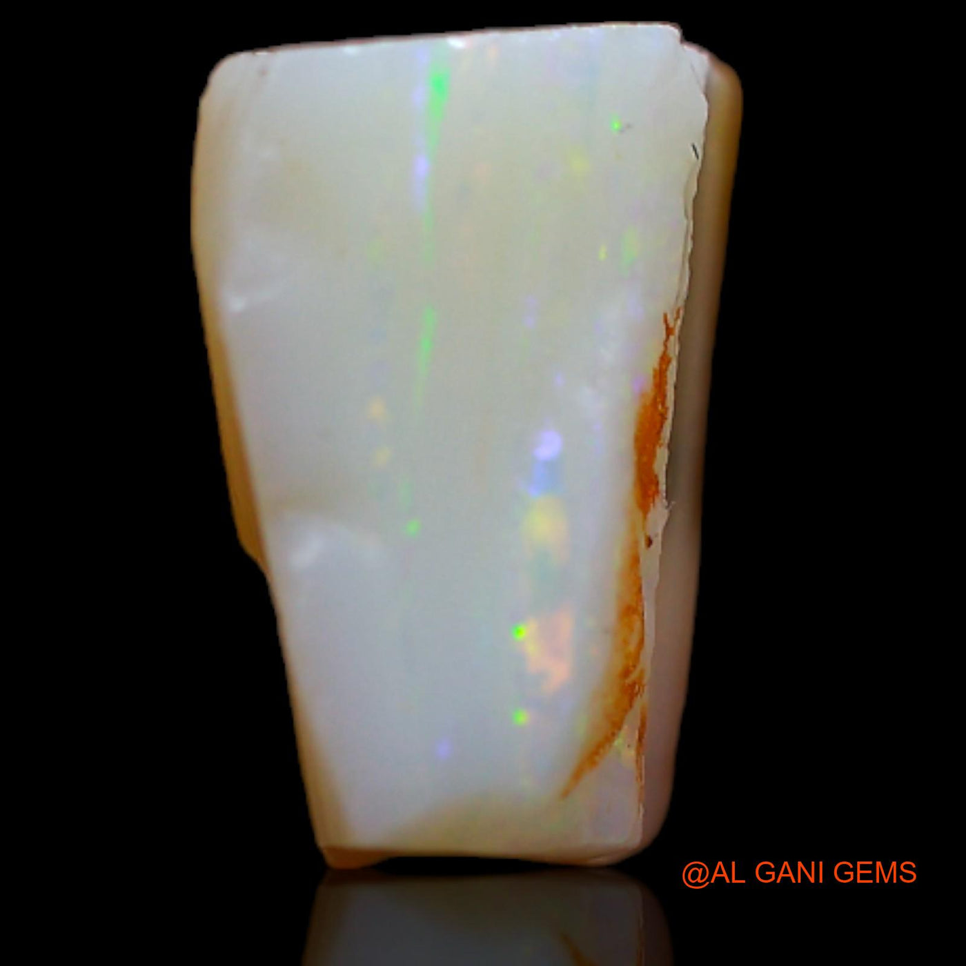 Natural Untreated Fire Opal Loose Gemstone Fancy Rough From Australia 5.60 Cts 12x11x6 mm RA-732