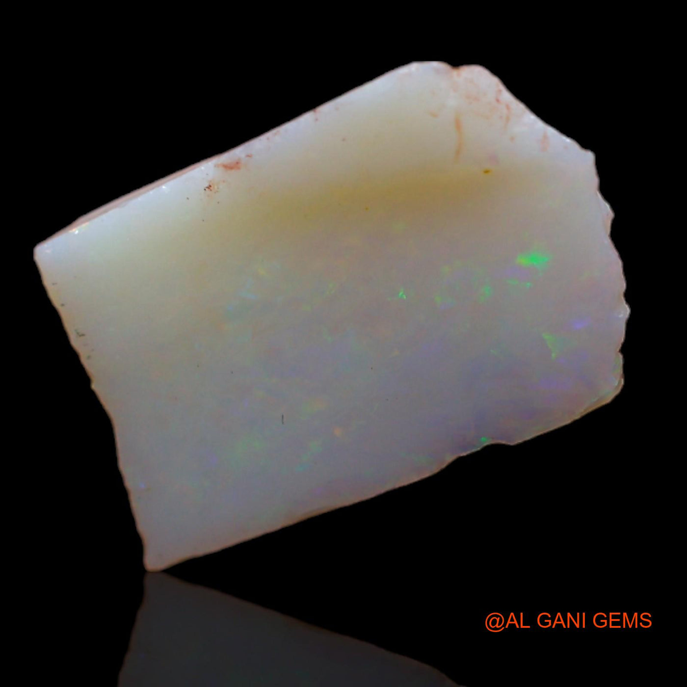 2.35 Cts Natural Australian Fire Opal Loose Gemstone Fancy Rough 13x9x2 mm RA-734