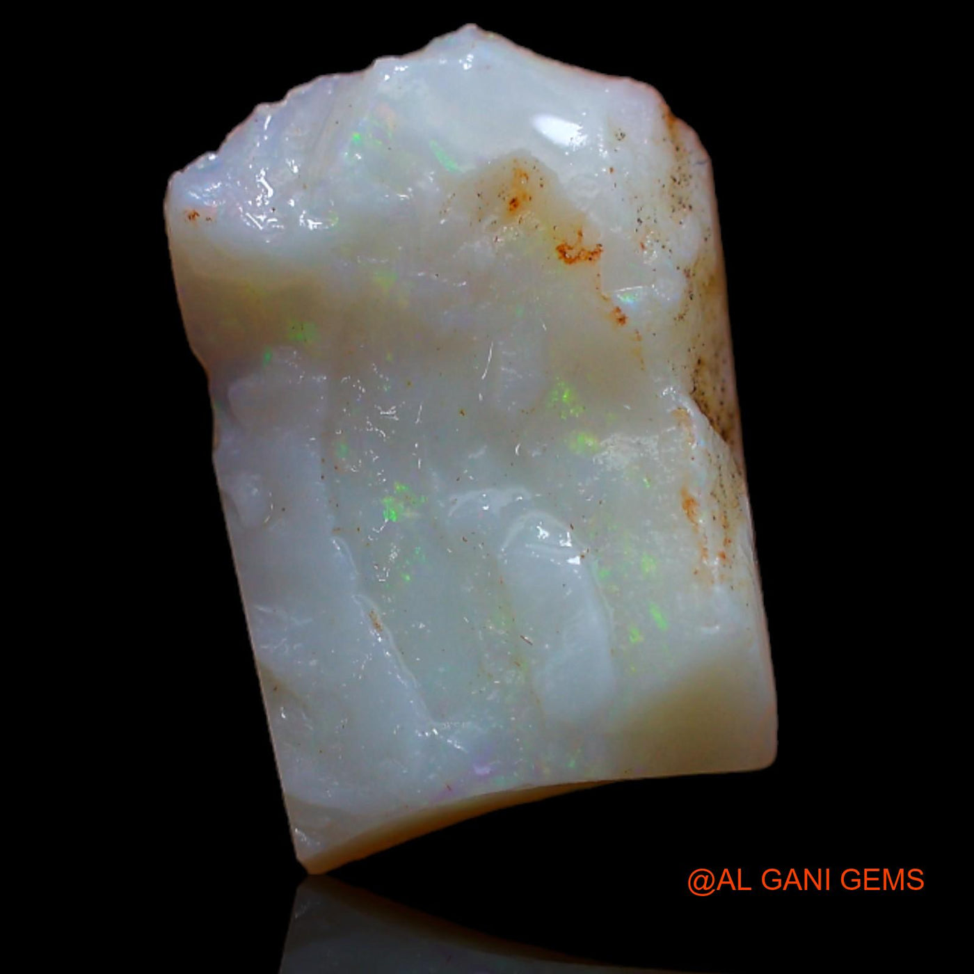 2.35 Cts Natural Australian Fire Opal Loose Gemstone Fancy Rough 13x9x2 mm RA-734