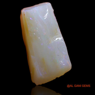 Natural Fire Opal Gemstone 6.50 Cts Loose Fancy Rough From Australia 13x9x7 mm RA-736