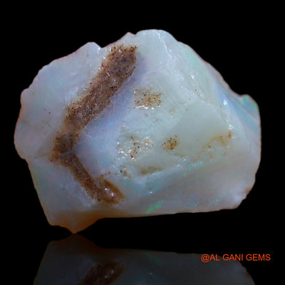5.35 Cts Natural Australian Fire Opal Loose Gemstone Fancy Rough 15x11x6 mm RA-737