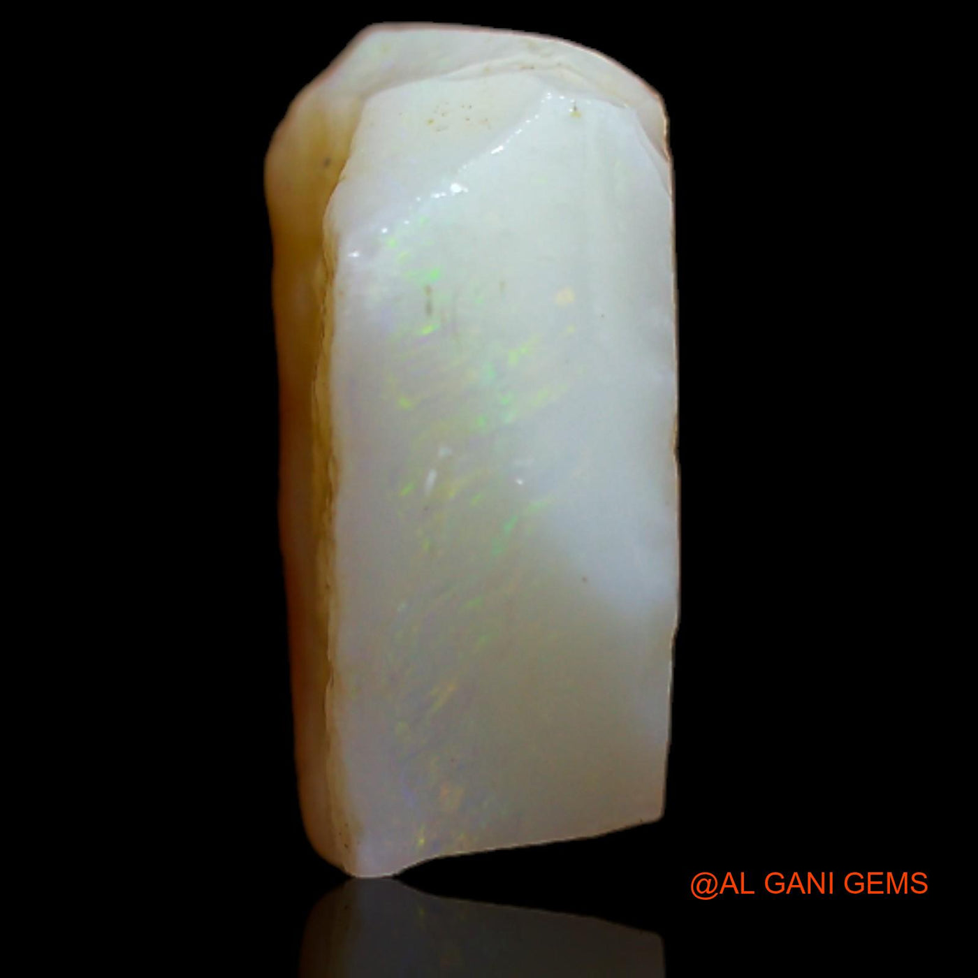 Natural Untreated Fire Opal Loose Gemstone Fancy Rough From Australia 7.30 Cts 14x10x5 mm RA-738