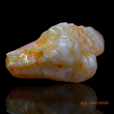 Natural Untreated Fire Opal Loose Gemstone Fancy Rough From Australia 4.40 Cts 17x8x8 mm RA-755