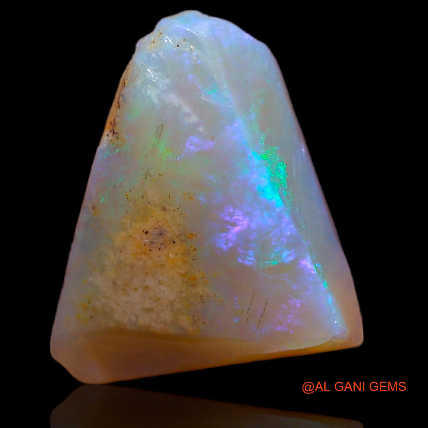 4.35 Cts Natural Australian Fire Opal Loose Gemstone Fancy Rough 13x11x5 mm RA-758
