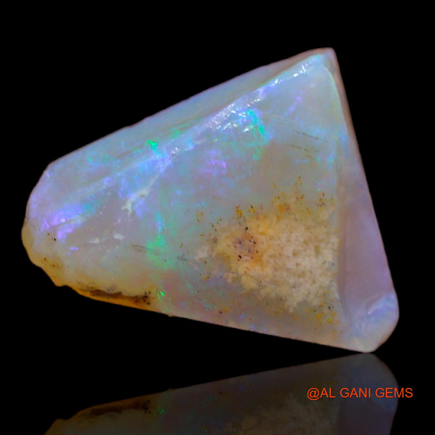 4.35 Cts Natural Australian Fire Opal Loose Gemstone Fancy Rough 13x11x5 mm RA-758