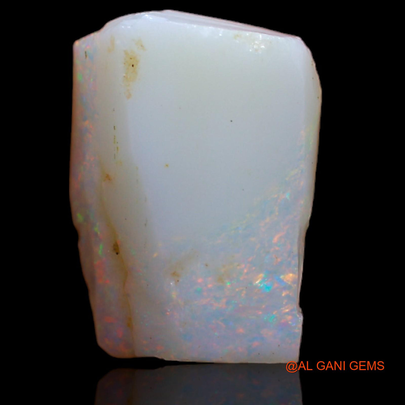 Natural Fire Opal Gemstone 4.90 Cts Loose Fancy Rough From Australia 13x10x5 mm RA-761