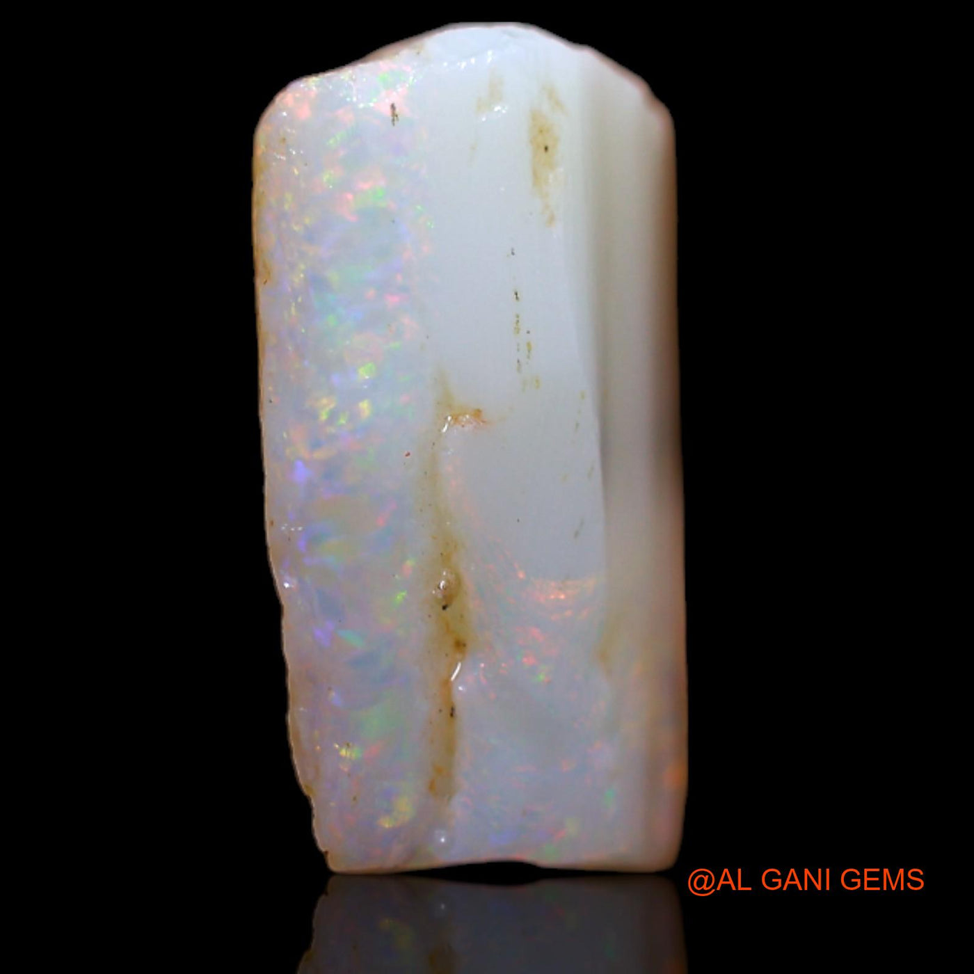 Natural Fire Opal Gemstone 4.90 Cts Loose Fancy Rough From Australia 13x10x5 mm RA-761