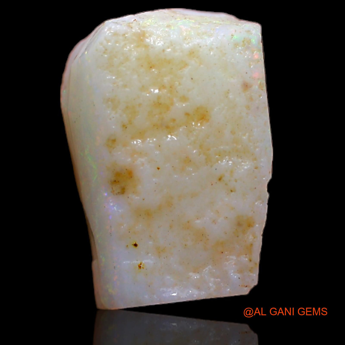 Natural Fire Opal Gemstone 4.90 Cts Loose Fancy Rough From Australia 13x10x5 mm RA-761