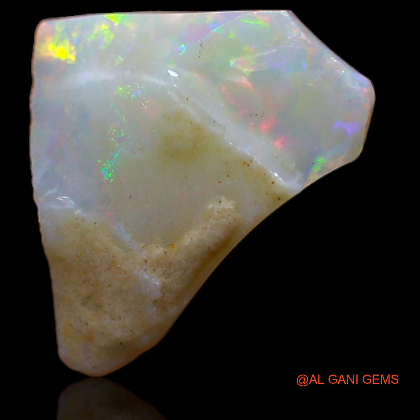 3.90 Cts Natural Australian Fire Opal Loose Gemstone Fancy Rough 14x11x4 mm RA-763