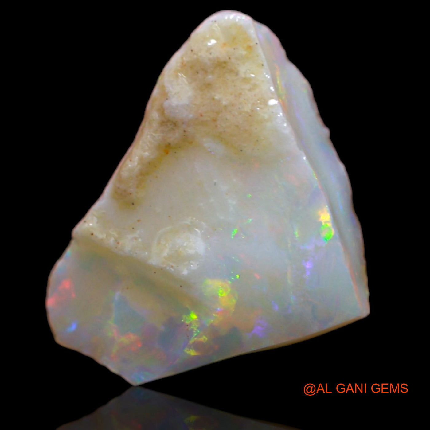 3.90 Cts Natural Australian Fire Opal Loose Gemstone Fancy Rough 14x11x4 mm RA-763
