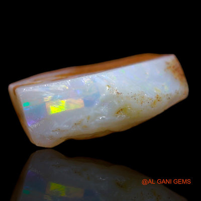 Natural Fire Opal Gemstone 4.15 Cts Loose Fancy Rough From Australia 13x9x5 mm RA-764