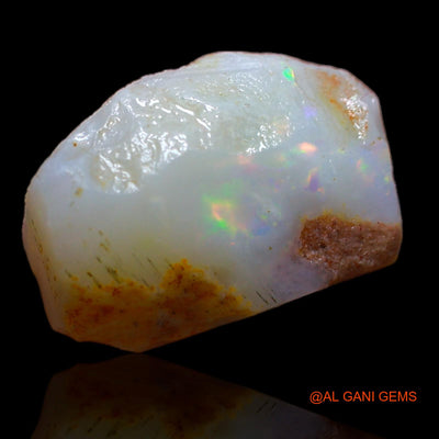 Natural Fire Opal Gemstone 4.15 Cts Loose Fancy Rough From Australia 13x9x5 mm RA-764
