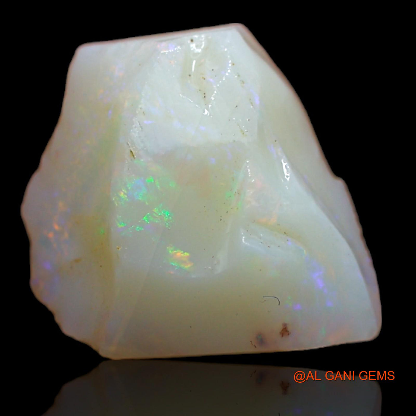 Natural Fire Opal Gemstone 5.70 Cts Loose Fancy Rough From Australia 15x12x6 mm RA-765
